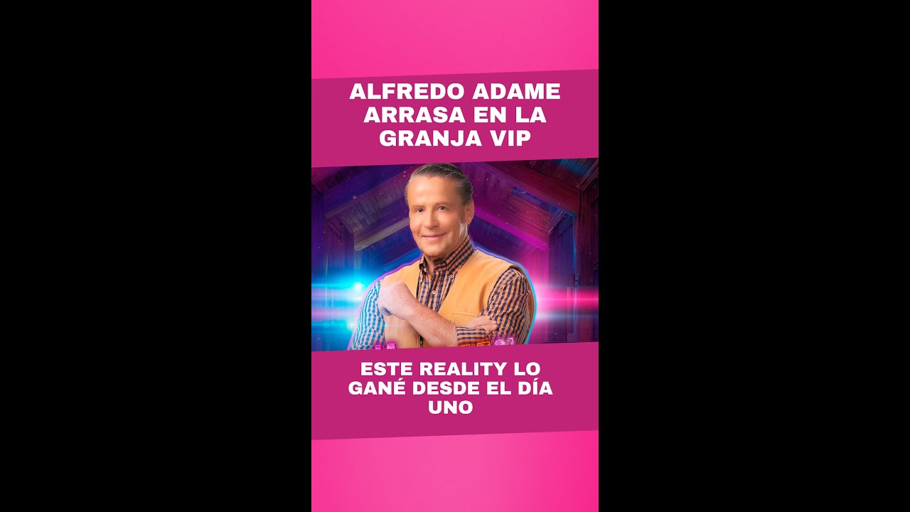Alfredo Adame, ganador de La Granja VIP, nos habla en exclusiva sobre su triunfo.