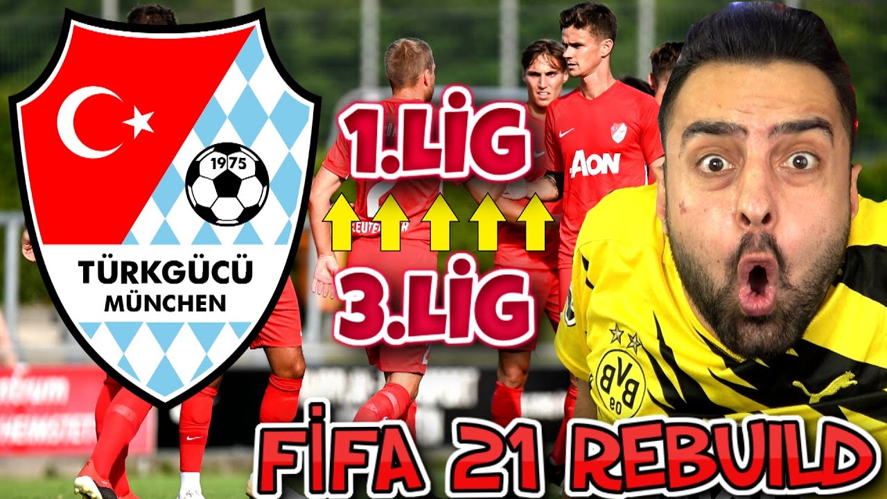 TÜRKGÜCÜ MÜNCHEN 🔥 ALMANYADA TARİH YAZAN TÜRK TAKIMI ! FİFA 21 REBUİLD KARİYER
