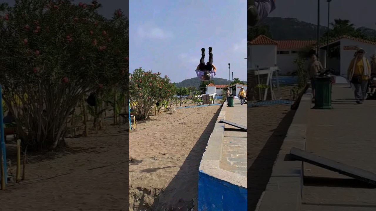 double side-flip #freerunning #parkour