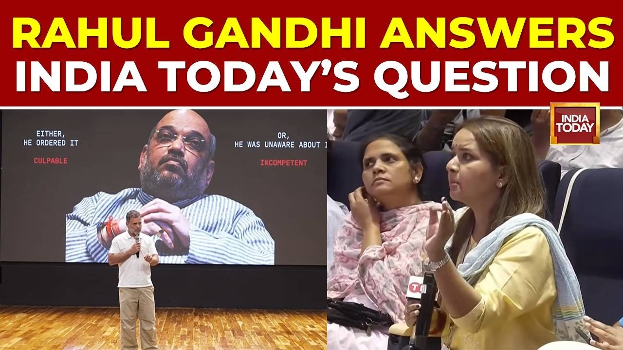 Rahul Gandhi Answers India Today's Question On Delhi Police 'Pellet Gun' Action On Student Protest