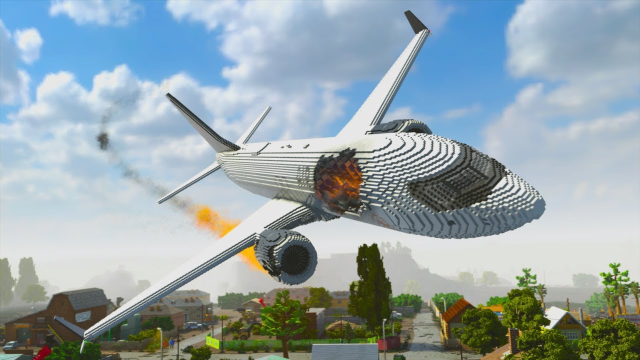 Realistic Airplane Crashes and Landings #3 | Teardown