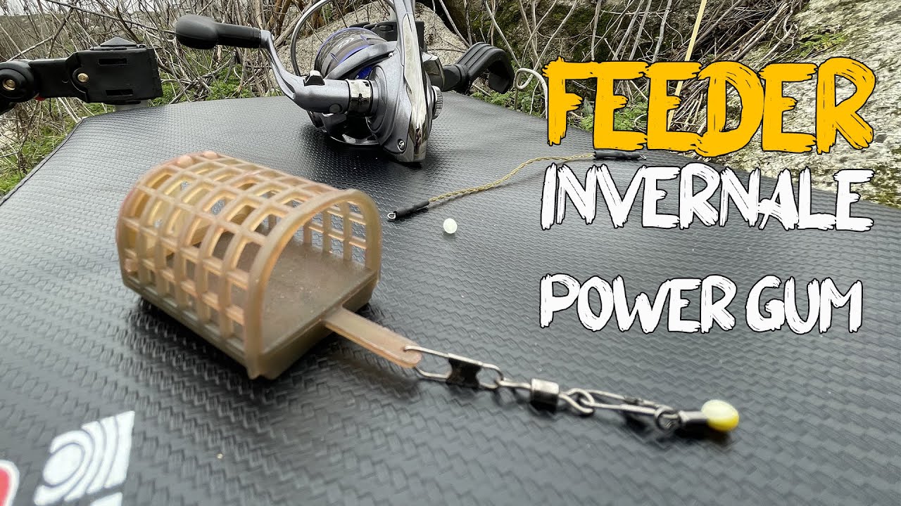 Feeder Fishing INVERNALE | Montatura Scorrevole con TRECCIA ELASTICA [Feeder Fishing in Winter]