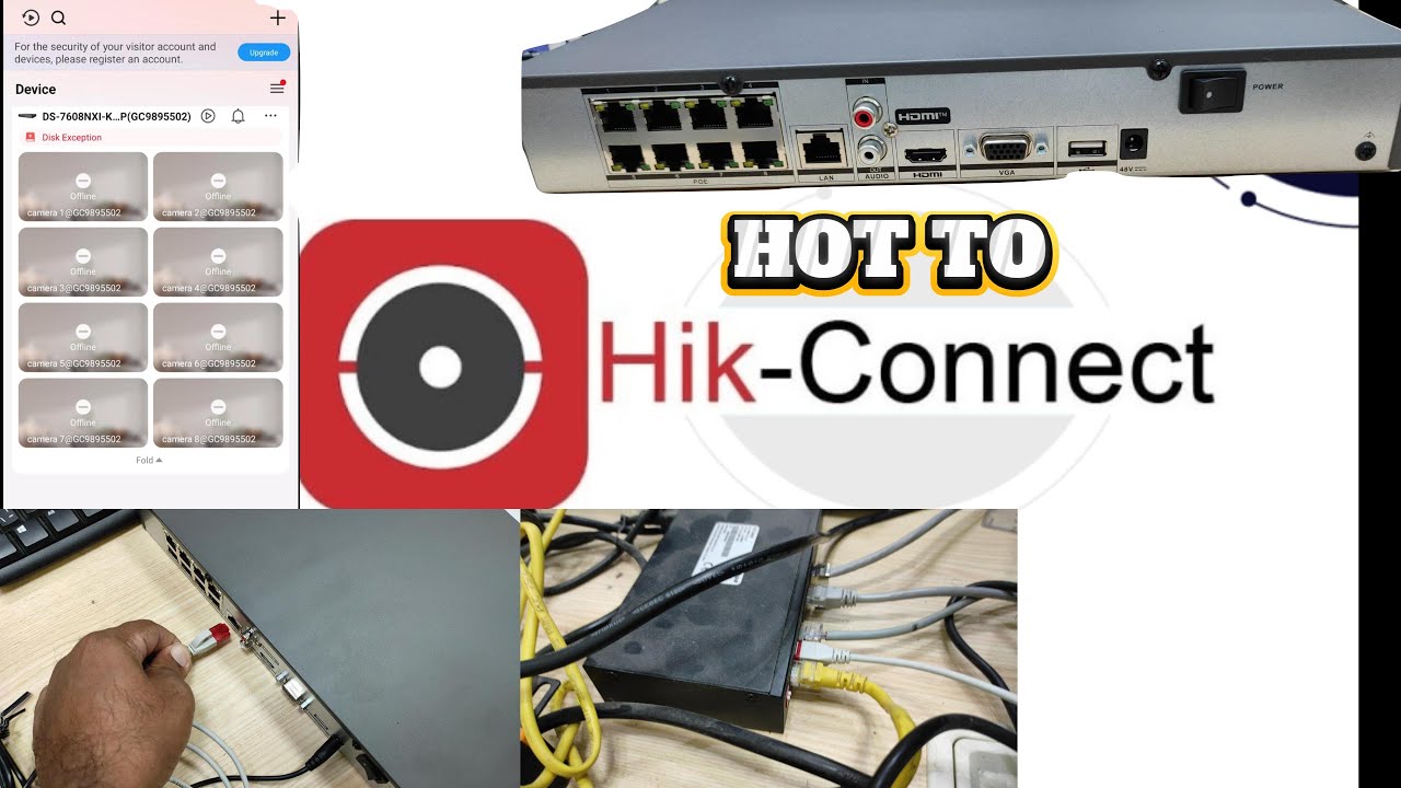Hik Connect Mobile Setup | HOW TO ONLINE HIKVISION NVR & DVR
