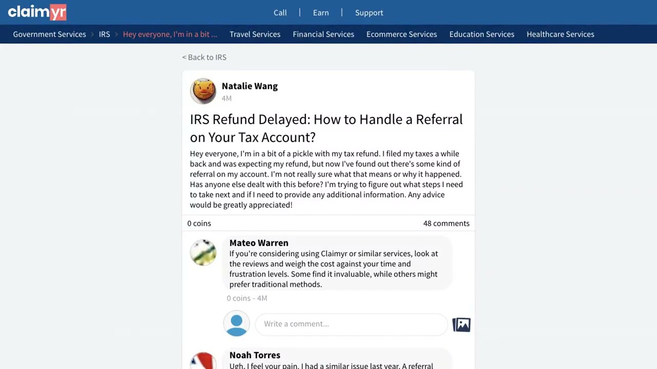 IRS Tax Refund Referral How to Fix a Frozen Return Get Your Money