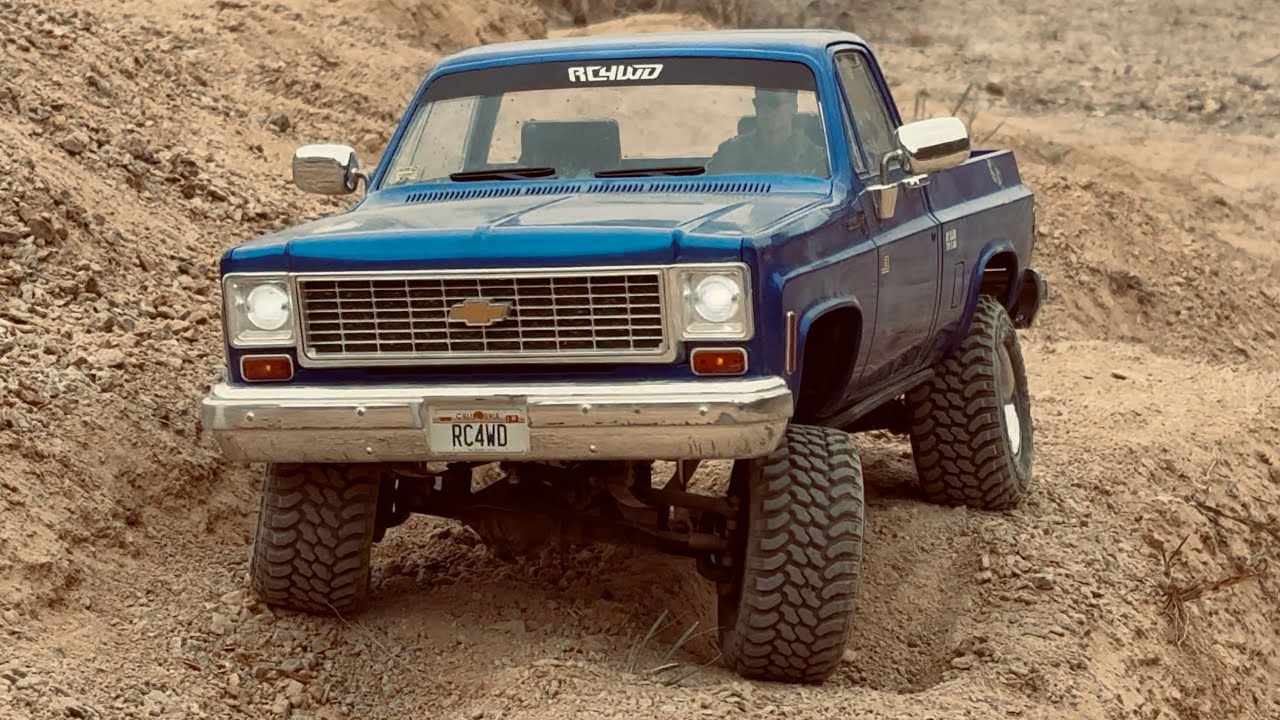 1/10 Scale RC Car : RC4WD CHEVROLET K10 SCOTTSDALE Offroad Driving #7.