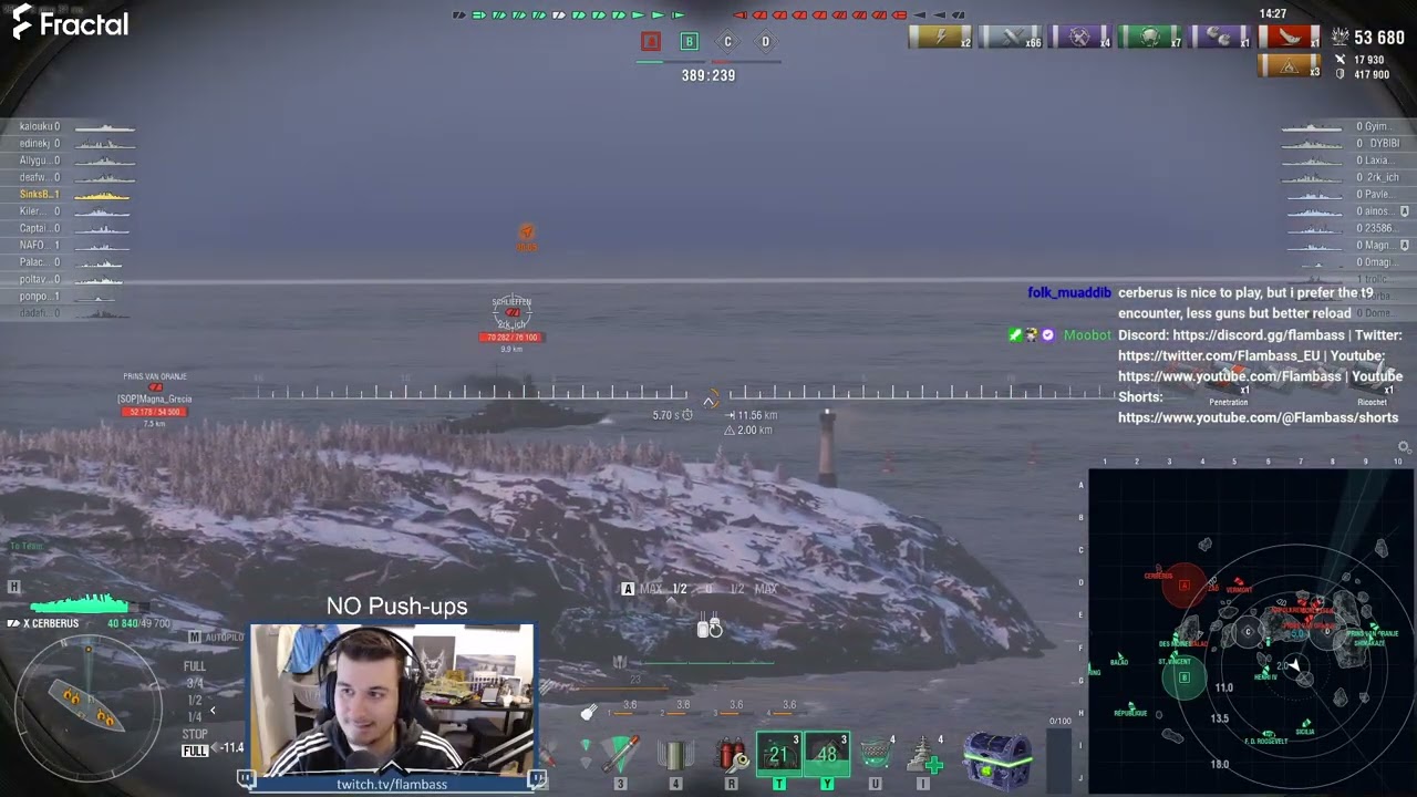 Я обнаружил БОЛЬШОЙ КОРАБЛЬ Цербер - World of Warships