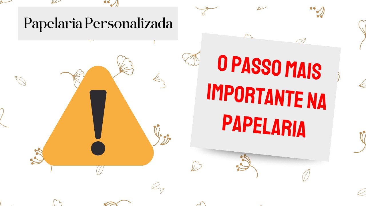 O Passo Mais Importante na Papelaria Personalizada - Defina seu Nicho.