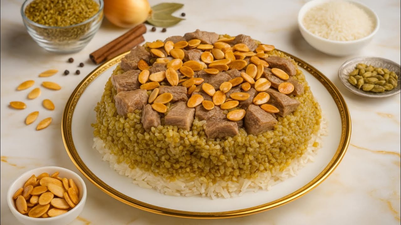 الفريكة بالرز واللحم