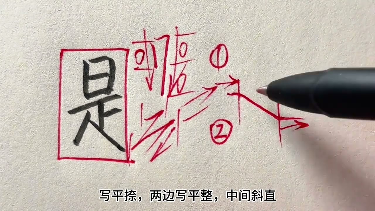 是字怎么写出高级感！#手写#练字#行书#写字是一种生活