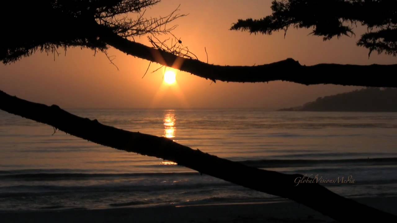Sun Setting at the Beach