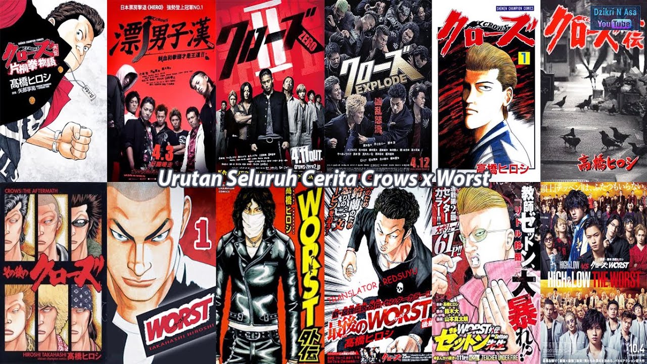 Crows X Worst Series Story Order According to Timeline | Have You Watched All the Movies & Manga?