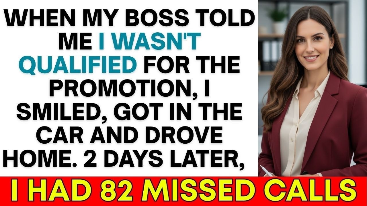 1My Boss Said I Wasn't Ready for Promotion, So I Canceled My Notice