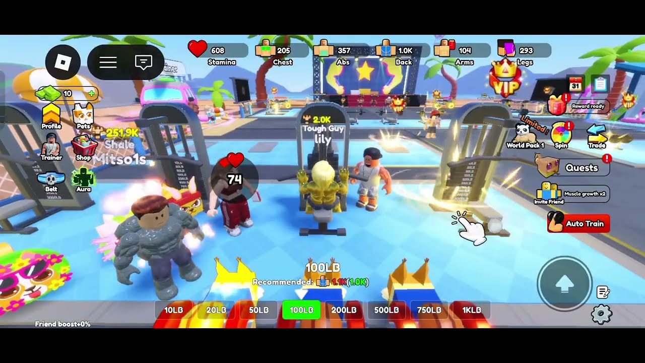 Part 2 at gym simulator 