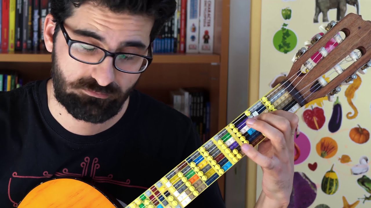 2021 Guthman Musical Instrument Competition: Lego Microtonal Guitar