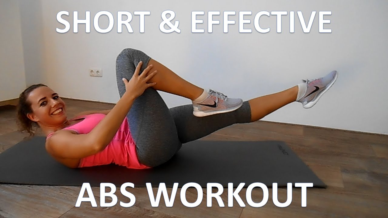 10 Minute Abs Workout - Short & Effective Abdominal and Oblique Exercises At Home