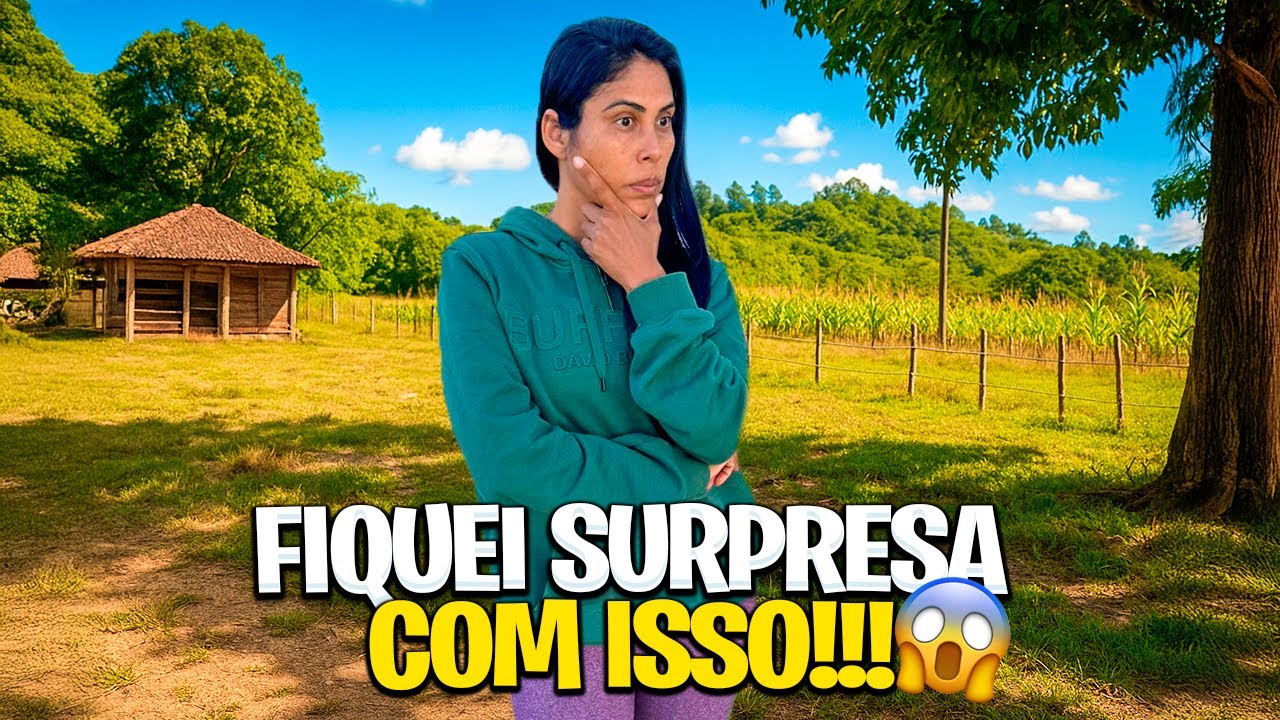 UMA GRANDE DESCOBERTA EM NOSSO SÍTIO😱 NUNCA TINHA VISTO ISSO ANTES!