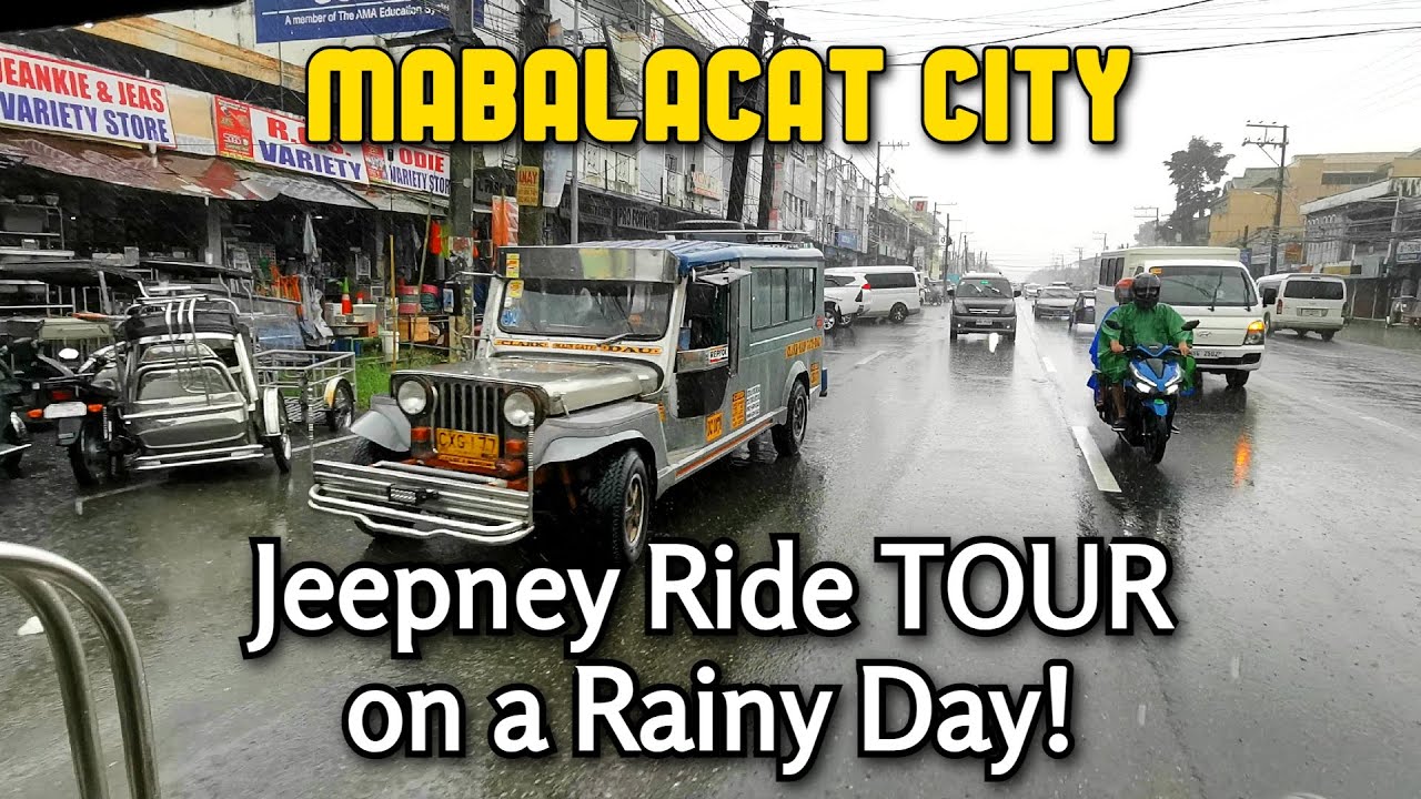 JEEPNEY RIDE TOUR from XEVERA to DAU MABALACAT CITY | RAINY DAY TOUR Pampanga Philippines