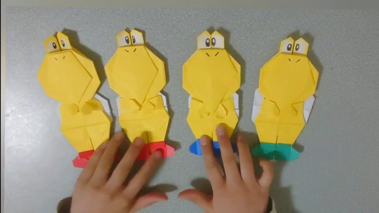 ノコノコの折り方を動画にしました   ＃折り紙 ＃ノコノコの作り方