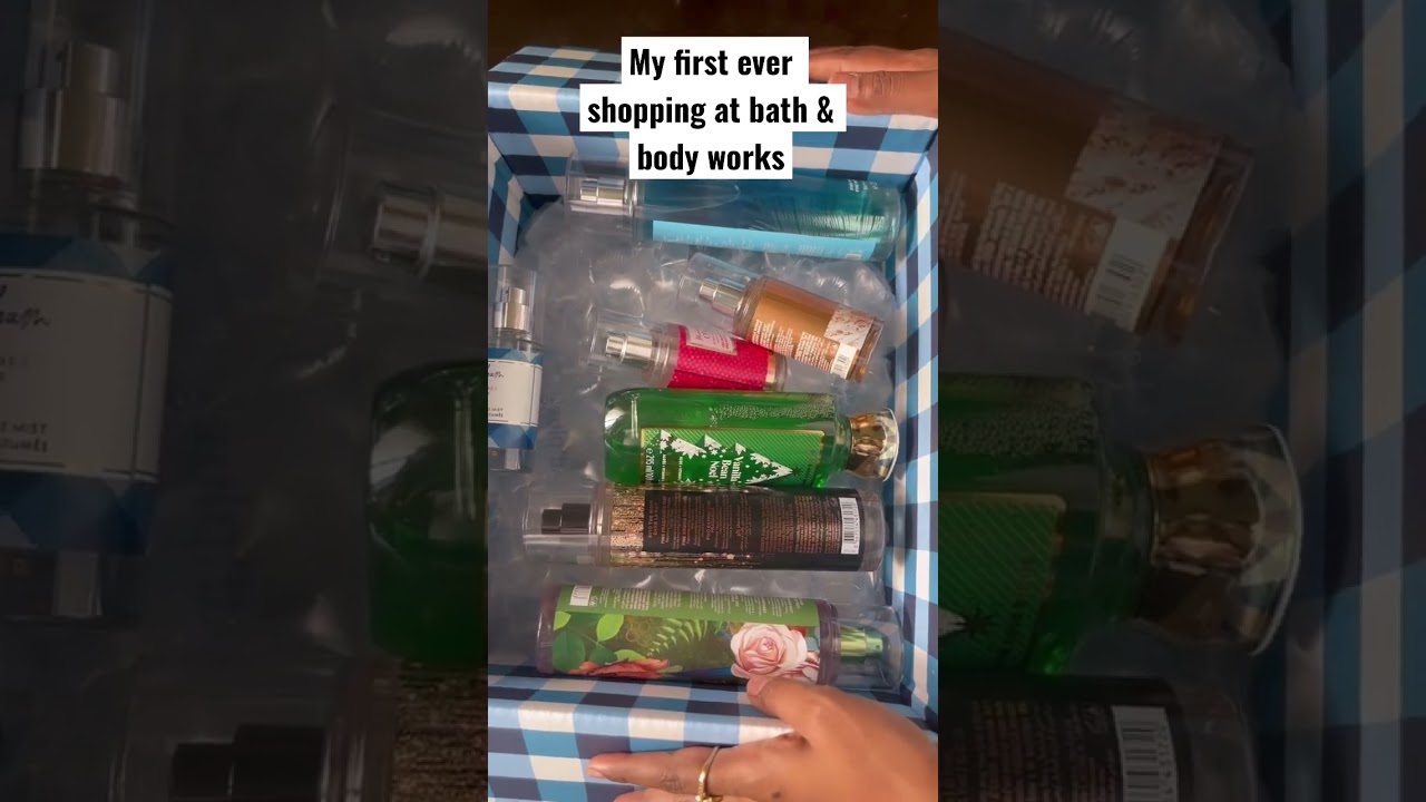Unboxing bath & body works fragrance 🤩 my first shopping at@bathandbodyworks  #shorts #viral