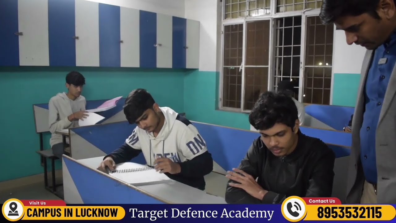 Best NDA Coaching in Lucknow, India after 10th | Target Defence Academy Library | New Batch for 2026