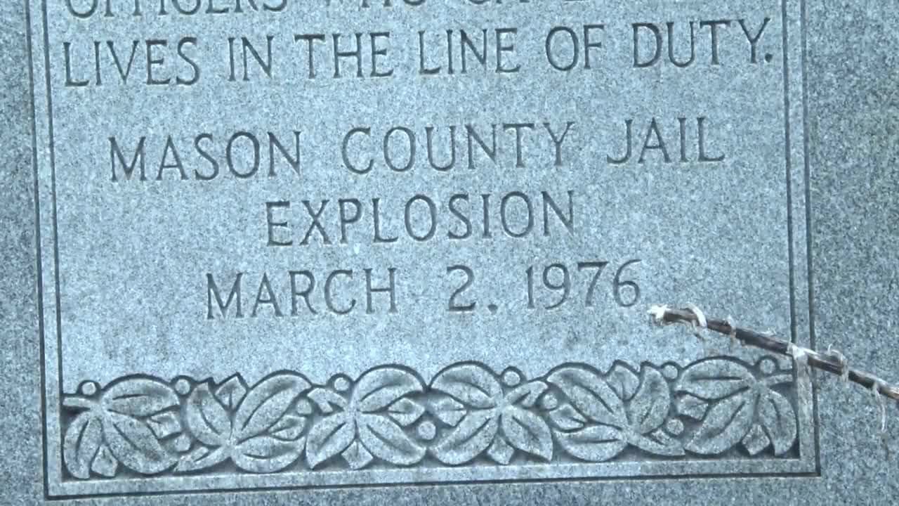 Mason County jail bombing 50th anniversary: Community gathers to remember victims