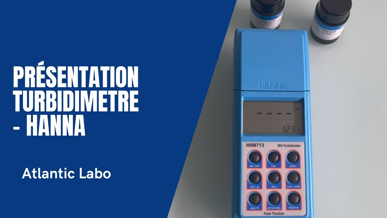 Présentation Turbidimetre - HANNA