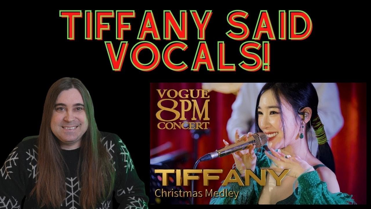 Reacting to Tiffany Young's 8PM Christmas Concert Medley at Vogue Korea!