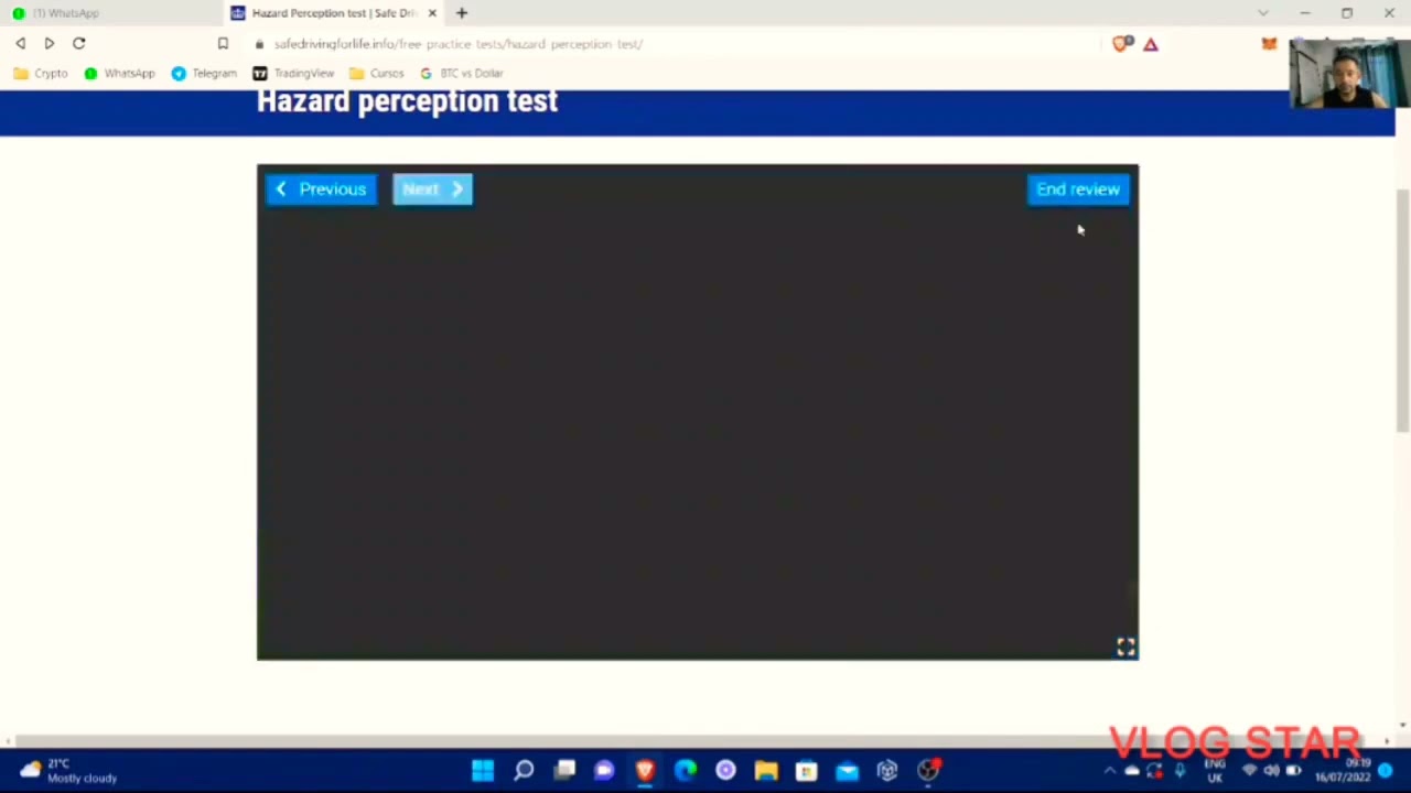 Aprenda como fazer uma boa pontuação no Hazard Perception.