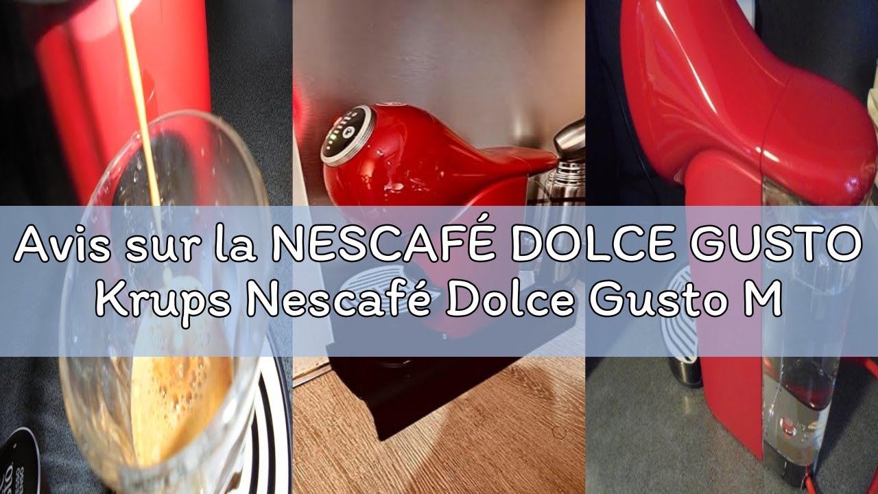 Avis sur la NESCAFÉ DOLCE GUSTO Krups Nescafé Dolce Gusto Machine à café capsules, Cafetière multi-