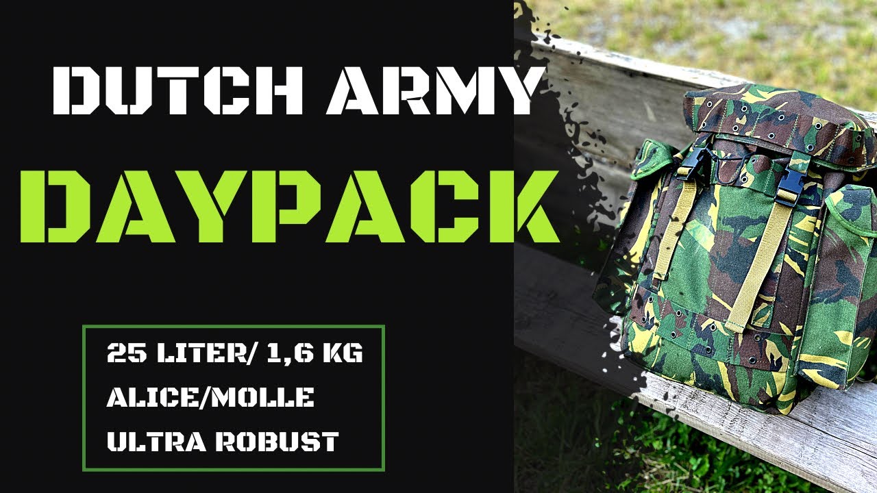 Budget Bushcraft Rucksack?! 25L Niederländische Armee Daypack
