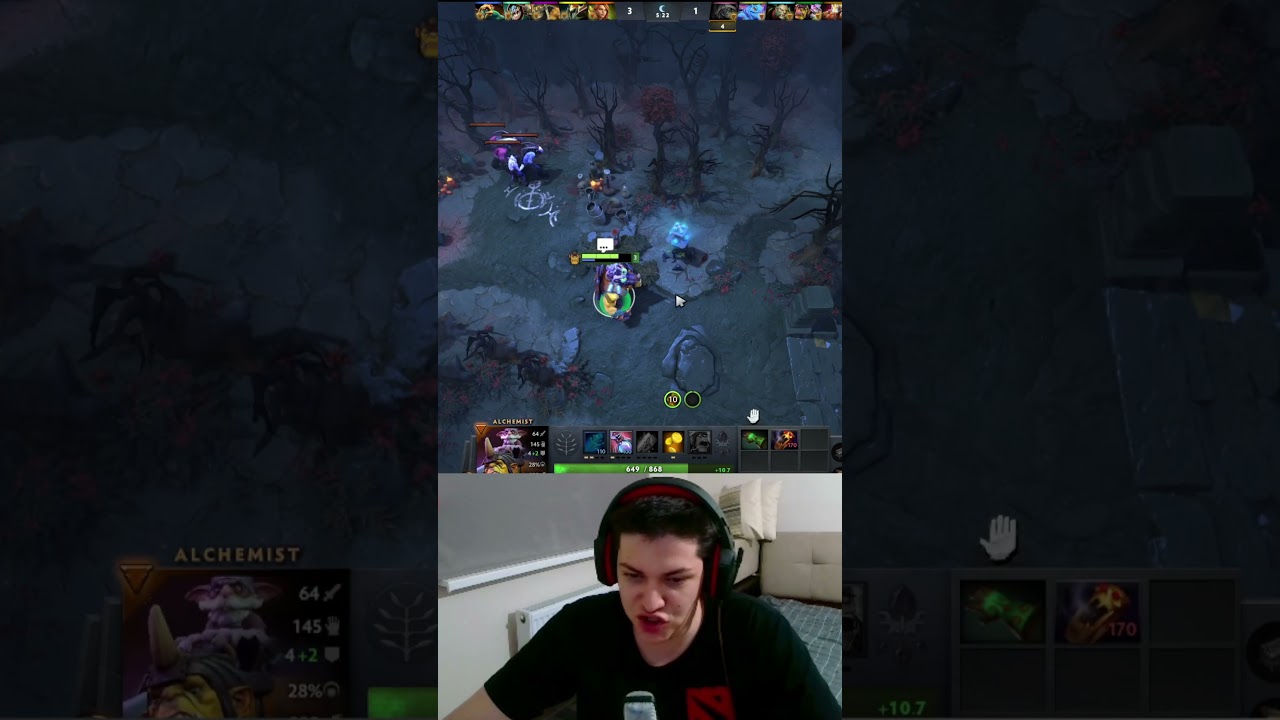 Алхимик через лес | 2 часть 6 лайков #dota2 #дота2 #dota2shorts #gaming #алхимик #alchemist