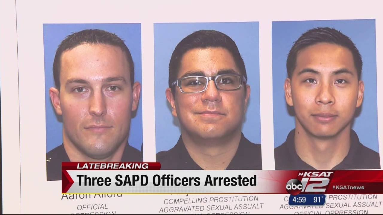 3 SAPD officers arrested on sex crime allegations