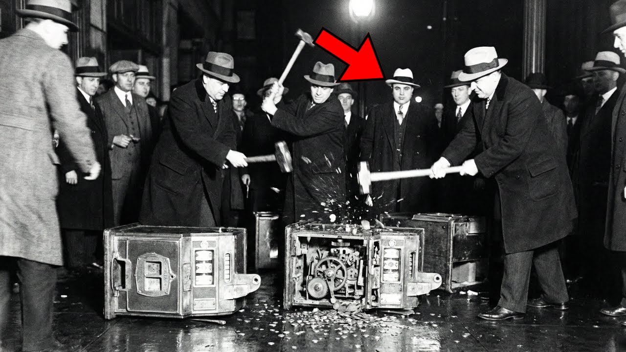A Casino Owner Cheated Capone's Men — Every Slot Machine Was Smashed and Piled in the Street