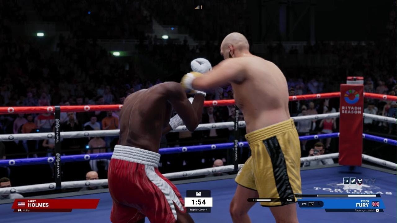 Fury vs Larry holmes    défaite