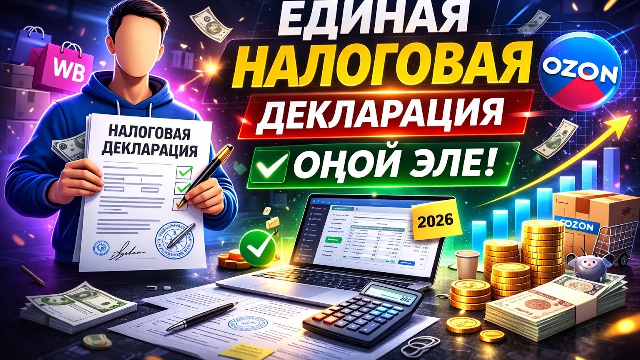 Единая налоговая декларация 2026. Единый налог КР. Кантип тапшырабыз?#декларация #wb #ozon