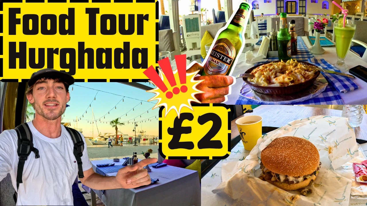 Hurghada Food Tour 2025: Fast Food & Restaurants (Crazy Cheap!) Ep 2