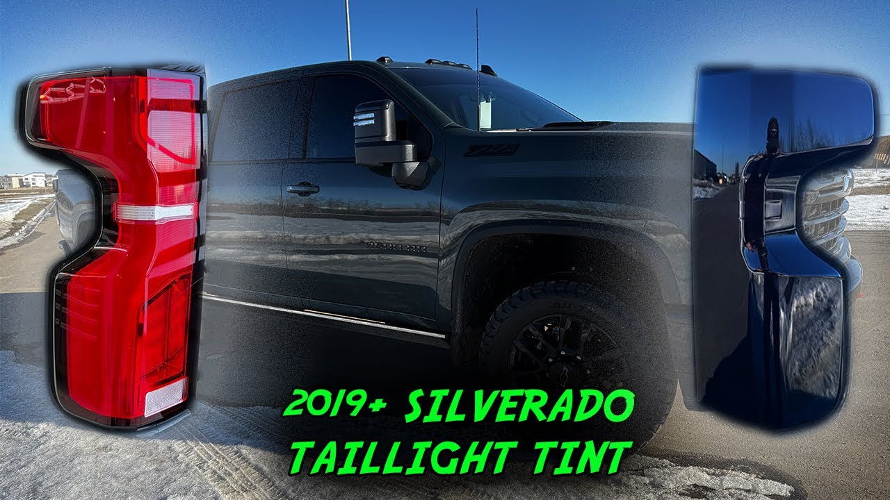 How To Tint Your 2019+ Silverado Taillights | DIY | Day In The Life