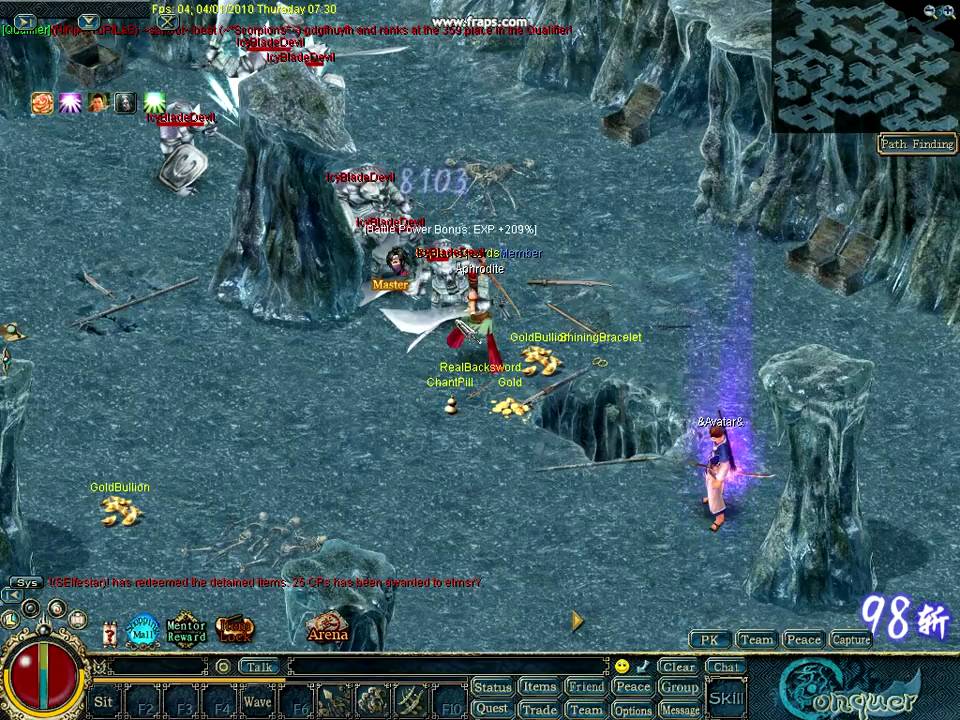 Conquer2.0 &Avatar& Speed Botting in Grotto2