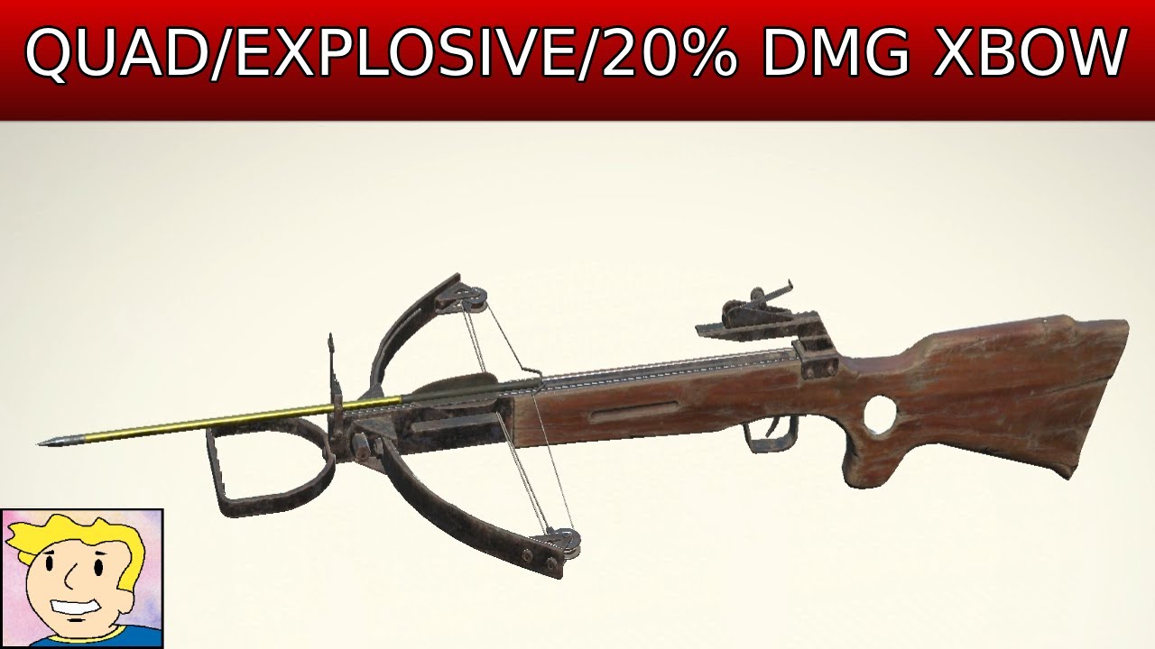FO76 - Explosive/20% Damage Crossbow