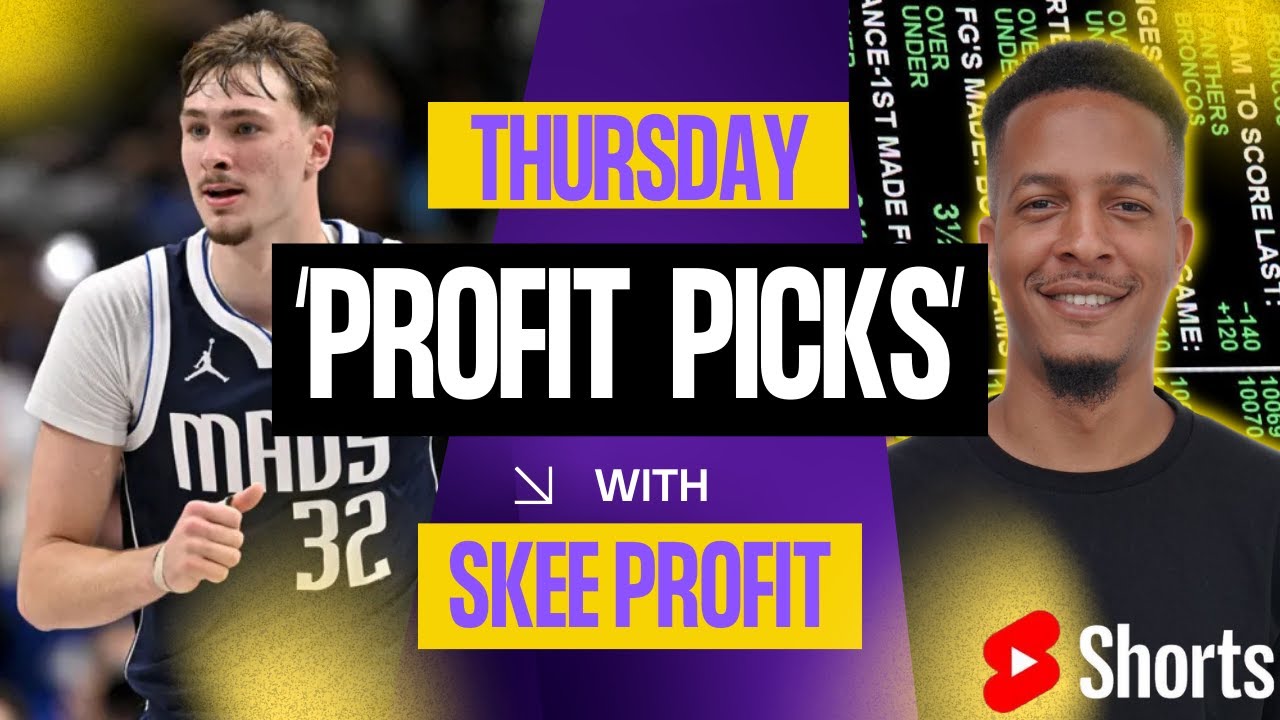 TONIGHT’S NBA GAMES = FREE MONEY? 💸 | Thursday NBA Predictions & Best Bets | Profit Picks 📱