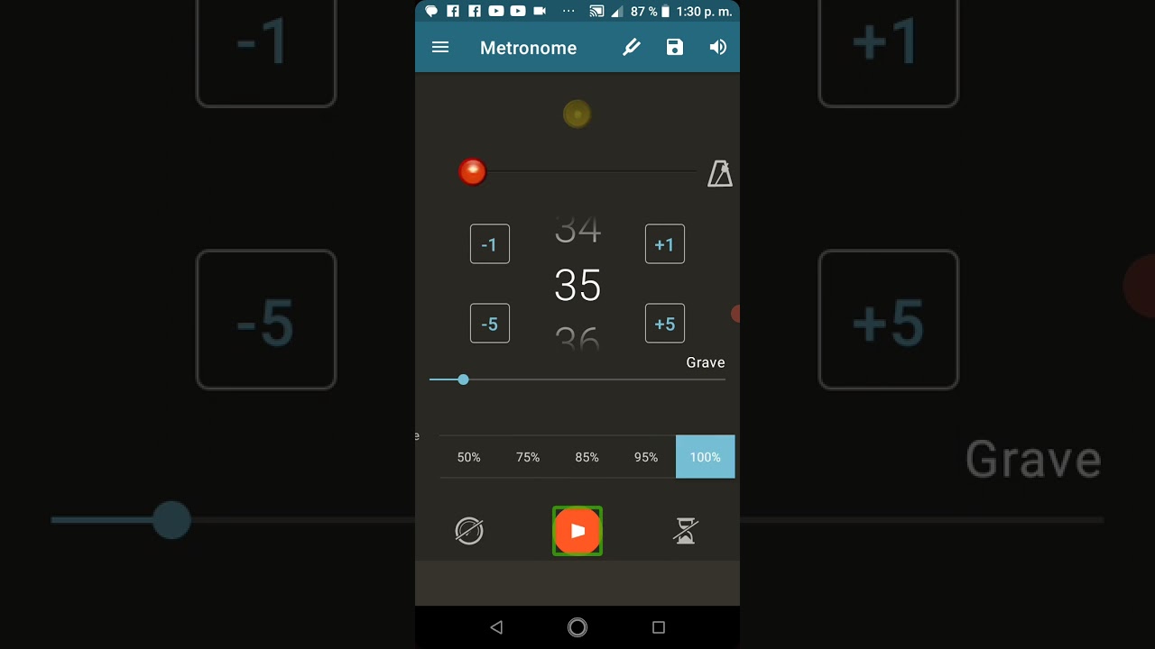 tutorial metronome beats. un metrónomo accesible