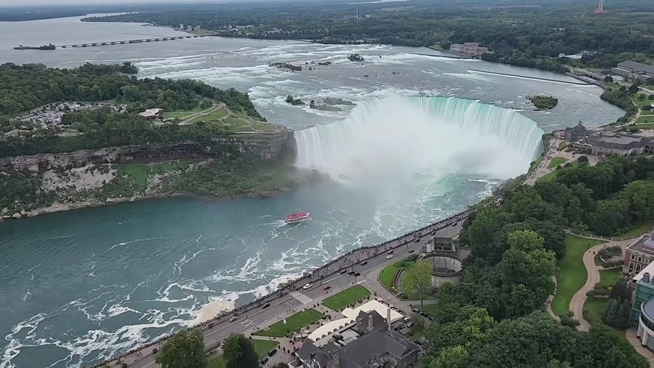 Visiting Niagara Falls in the USA and Canada.