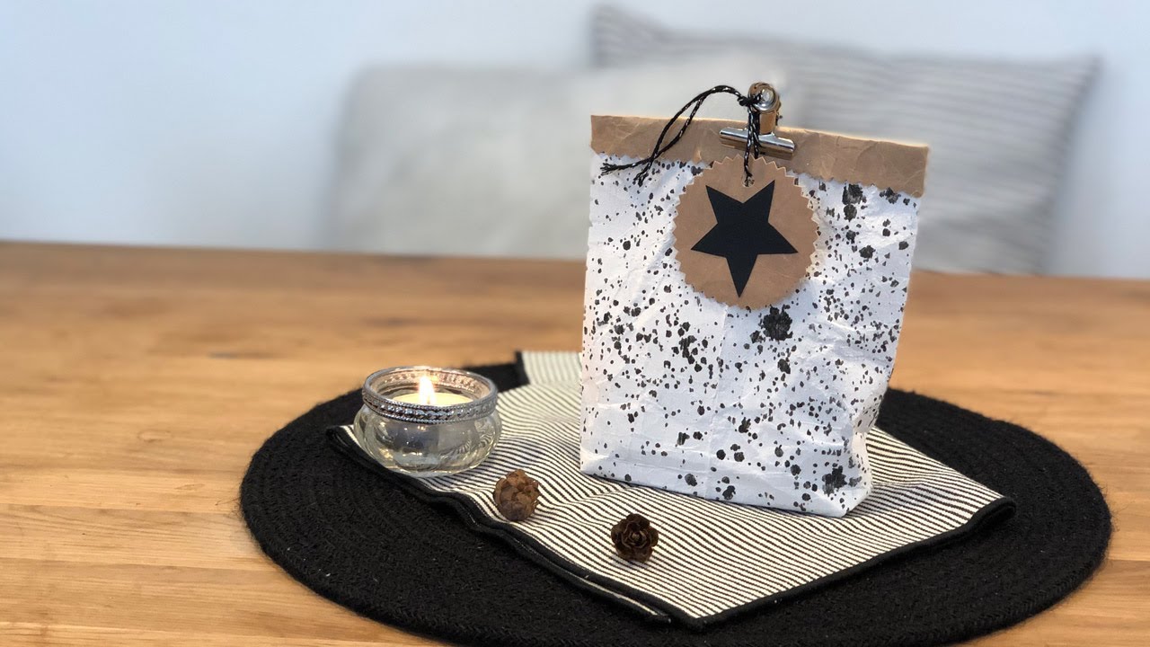 DIY Milchtüten Upcycling Geschenkverpackung Lunchbag (Adventskalender)