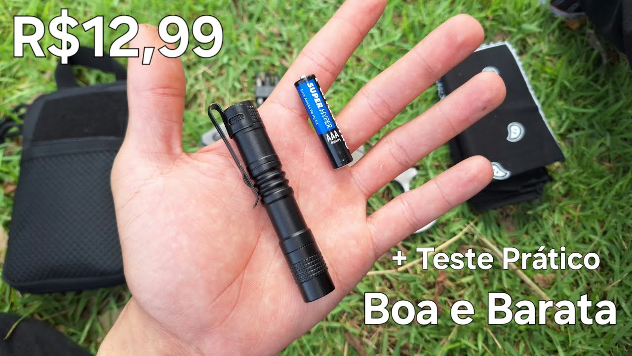 A Melhor Lanterna Pra EDC, Teste Prático + Review da Lanterna Cree Led Xp-1.