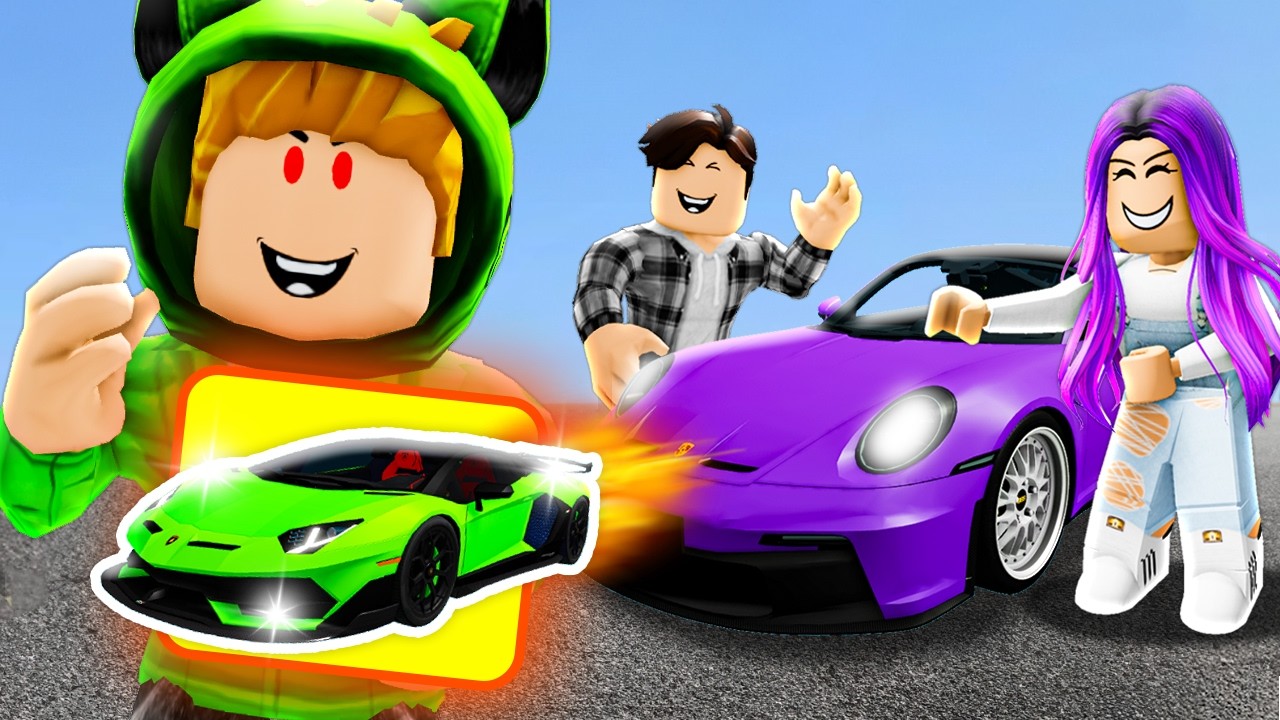 UDAJE NOOBKA a potem UŻYŁEM NAJLEPSZEGO AUTA ZA 9999999 ZŁ w Roblox!