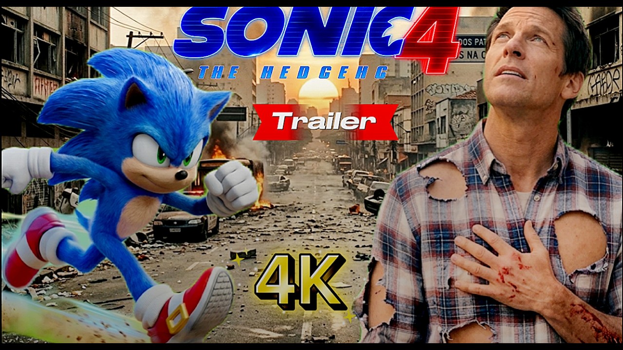[SONIC 4] A amecaça surge nas sombras-Trailer Sonic 4 #sonic