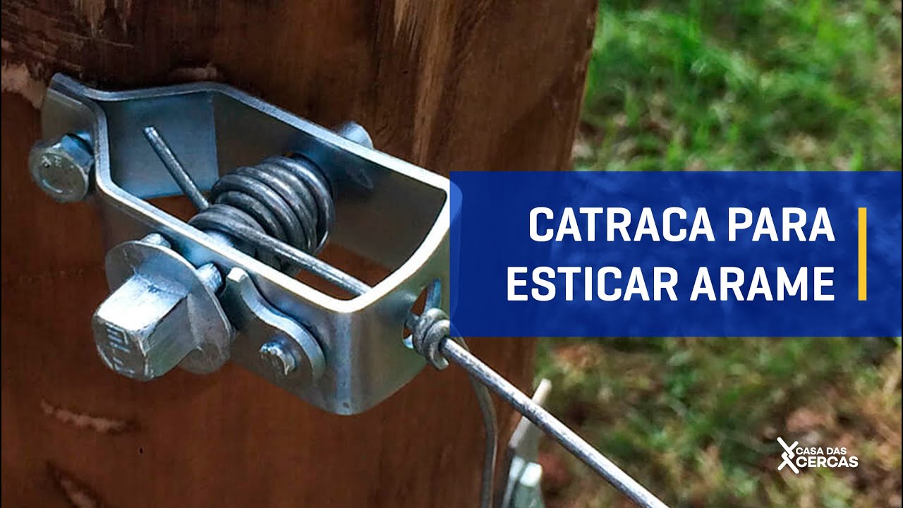 Catraca para esticar arame