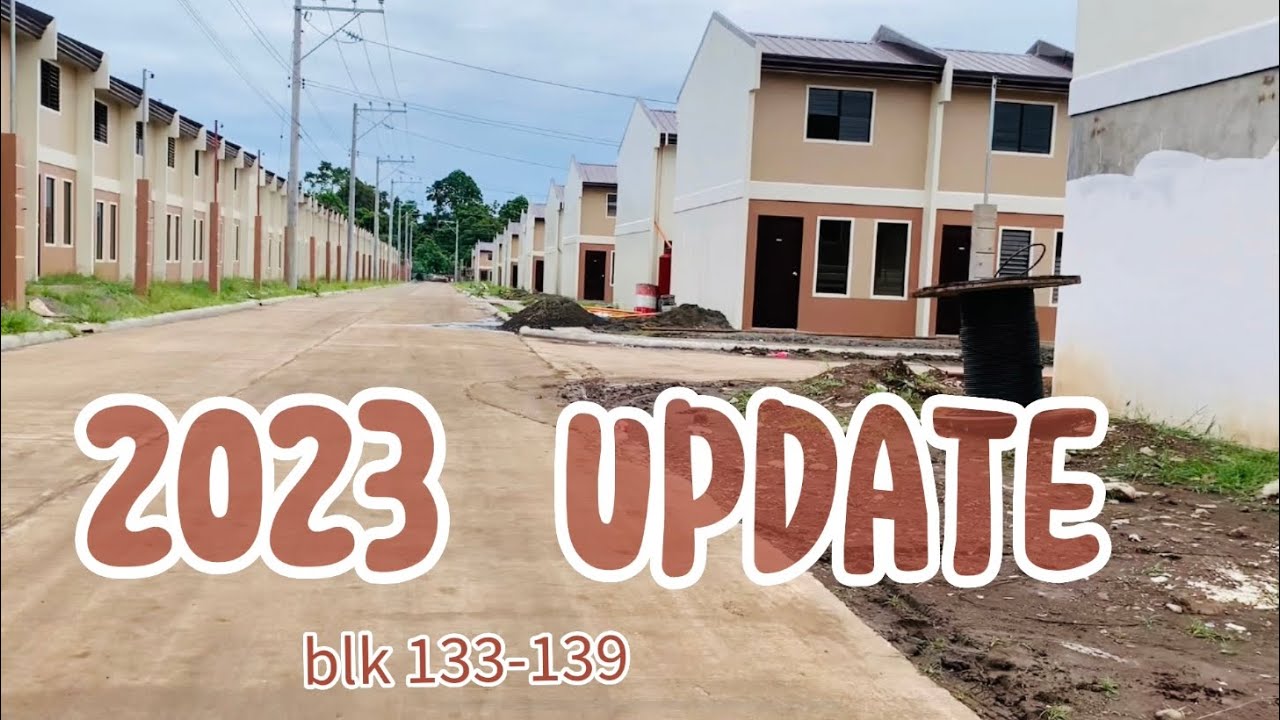 January 2023 Update Blk 133-139 Deca Homes Talomo Townhouse