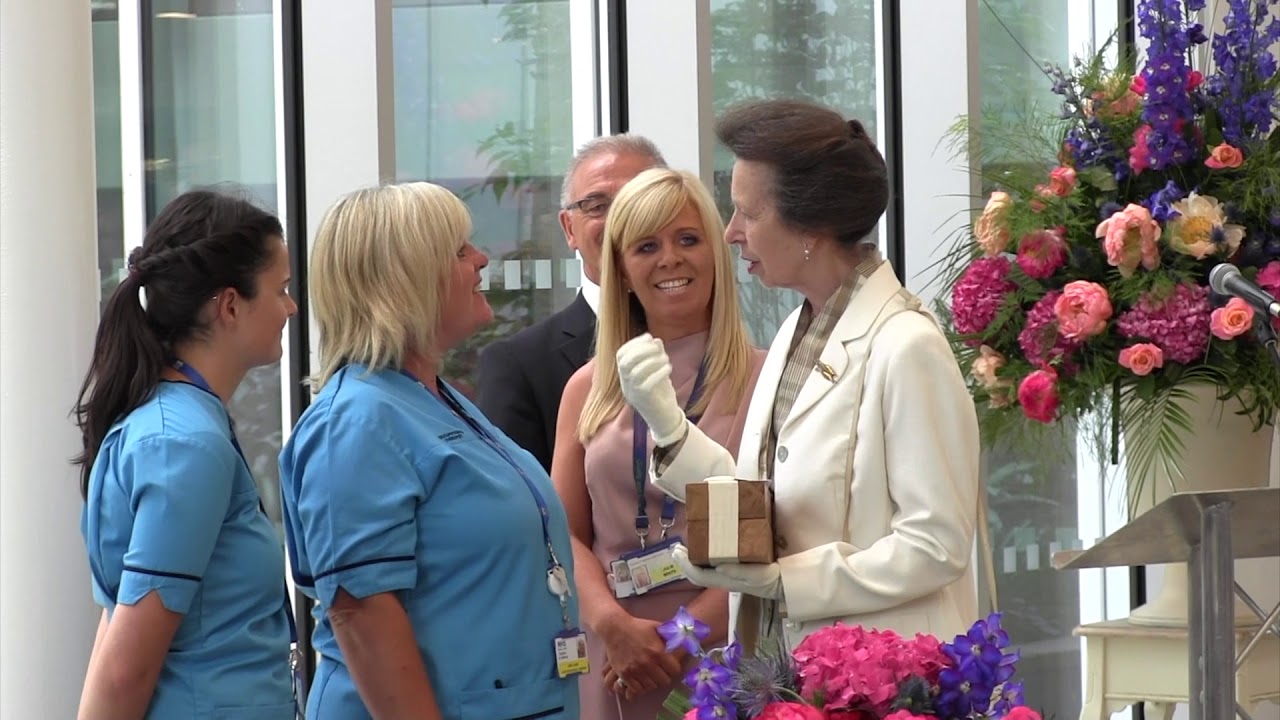 Staff meet Princess Royal at opening of DGRI