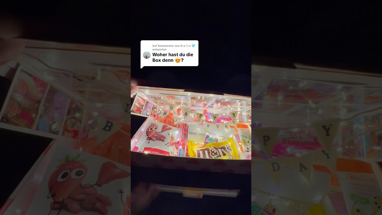 Geburtstagsgeschenkebox Tutorial🩷#giftbox  #diy #foryou #geburtstag #geschenkbox #tutorial